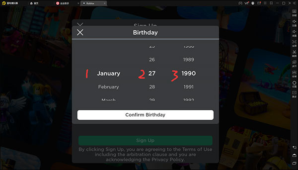 roblox���ʷ���ôע���˺�